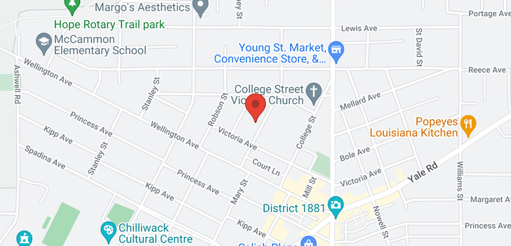map of 302 9477 COOK STREET